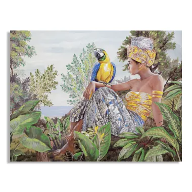 OBRAZ NA PŁÓTNIE KENDA POZIOMY 120X3X90 cm